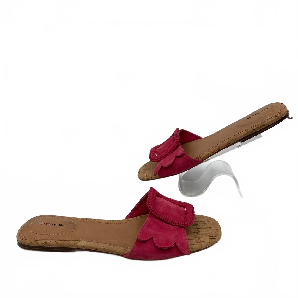 Birdies Pink Sandals Buckle Detail | Womens 9.5